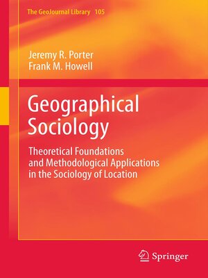 cover image of Geographical Sociology
